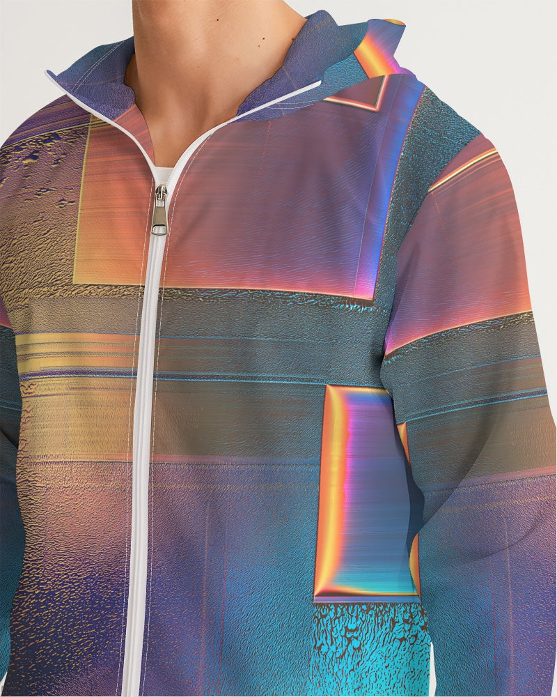 Rhodium Men's All-Over Print Windbreaker