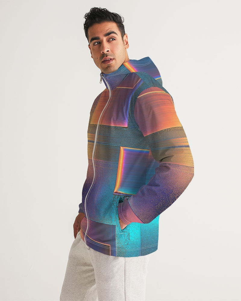 Rhodium Men's All-Over Print Windbreaker