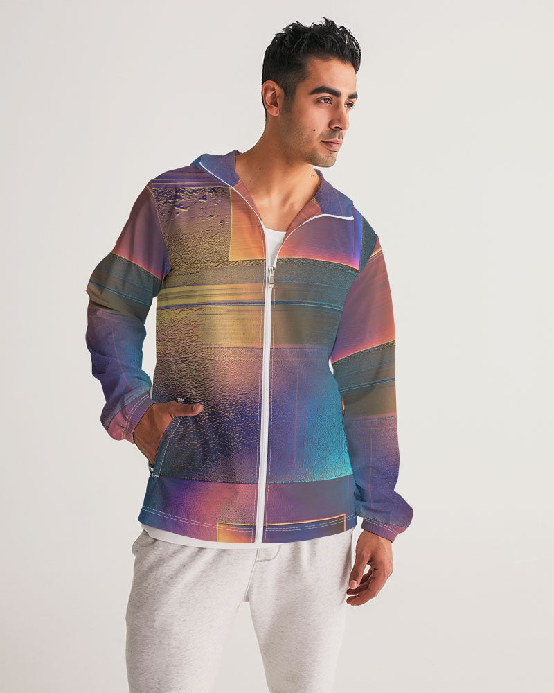 Rhodium Men's All-Over Print Windbreaker
