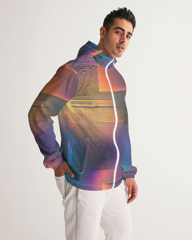 Rhodium Men's All-Over Print Windbreaker