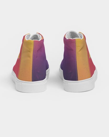 Excited Electron State Unisex Hightop Canvas Shoe