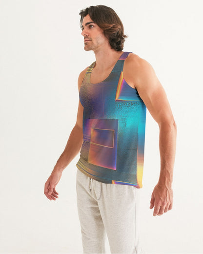 Rhodium Men's All-Over Print Tank