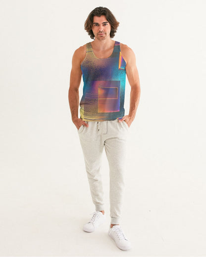 Rhodium Men's All-Over Print Tank