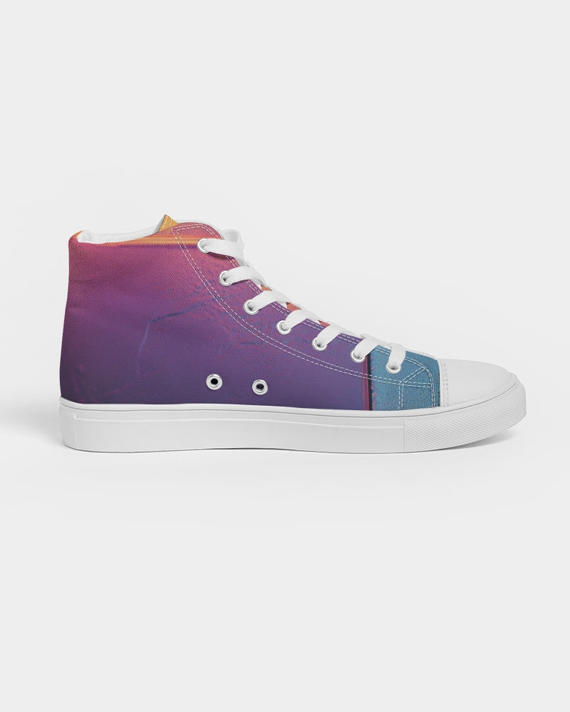 Excited Electron State Unisex Hightop Canvas Shoe