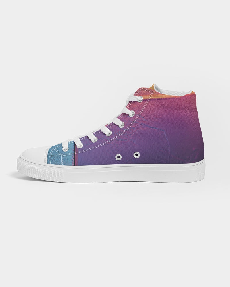 Excited Electron State Unisex Hightop Canvas Shoe