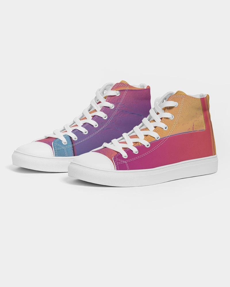 Excited Electron State Unisex Hightop Canvas Shoe